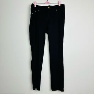 INC International Concepts Black Pants with Gold Button Size 12